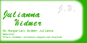 julianna widmer business card